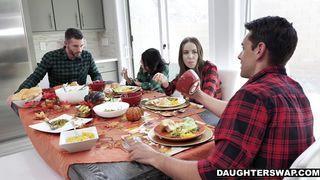 ils ont échangé leurs filles pour thanksgiving